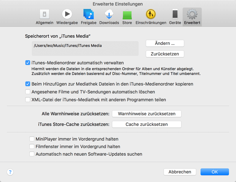 Ändern Sie die Einstellung, um den Import von doppelten Titel in iTunes 12 zu vermeiden